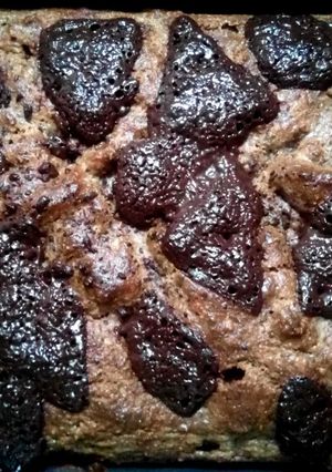 Una foto de Keto: Queque Naranja Nuez y Chocolate