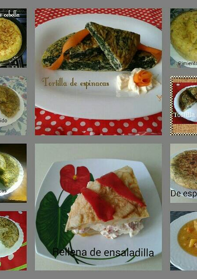 Una foto de Tortillas varias #RecetasMundial2018 España