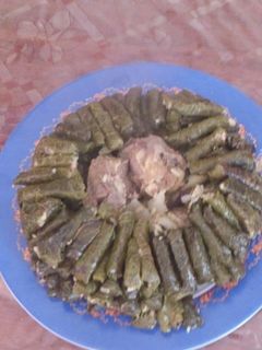 صورة لوصفة ورق العنب المحشو باللحمة