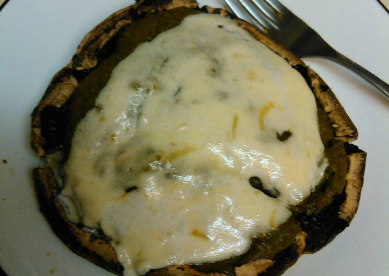 Portobello Mushroom and Alfredo