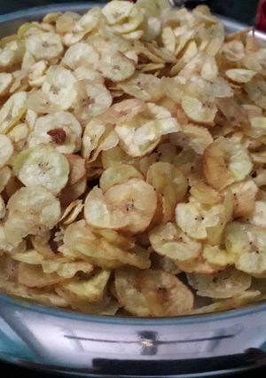 A picture of Banana chips.