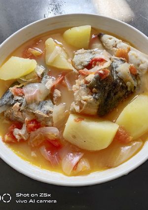 A picture of Sinigang Salmon Head.