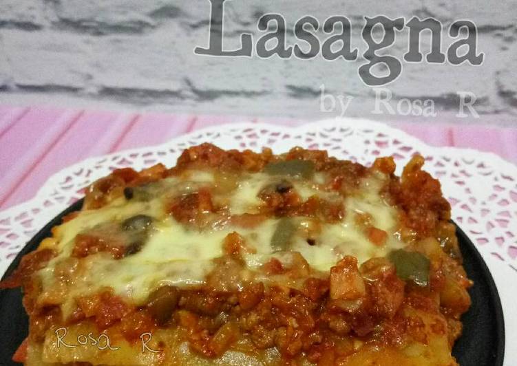 Bagaimana Menyiapkan Lasagna Simple, Yummy! yang Lezat