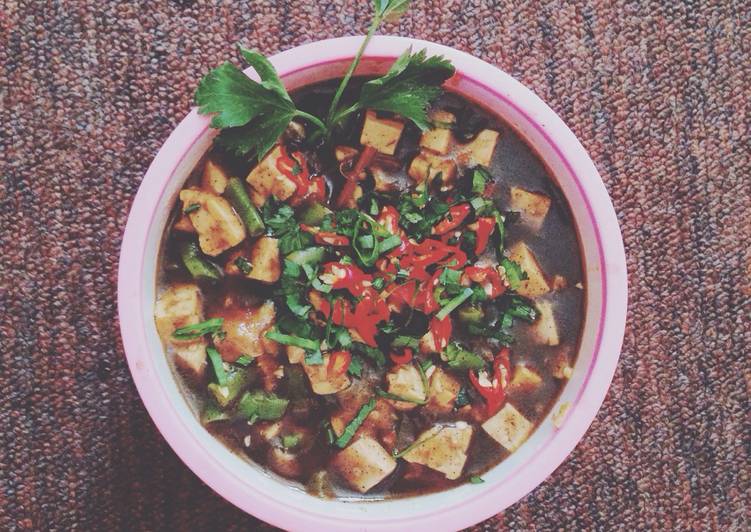 Bagaimana Membuat Tahu tempe kuah kental asam manis Anti Gagal