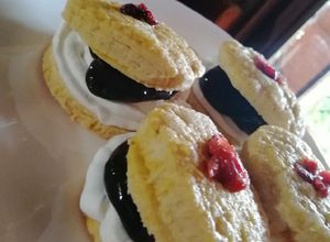 Una foto de Scones dulces