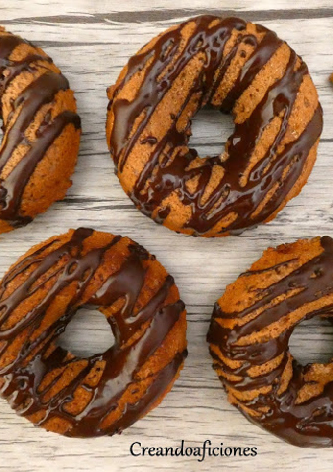 Una foto de Donuts de canela sin gluten