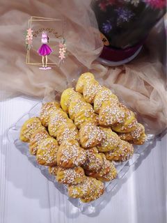 عکسی از دستور شیرینی نان چای قزوین