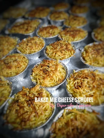 Easy Steps to Prepare Baked MIE CHEESE schotel the Delicious Appealing