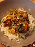 Japchae (Κορεάτικο Stir-Fry με νουντλς) C&G