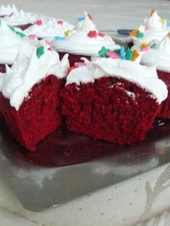 Una foto de Muffins red velvet