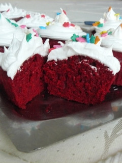 Una foto de Muffins red velvet
