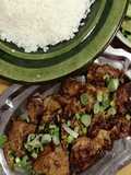 Contramuslos de pollo estilo Sichuan