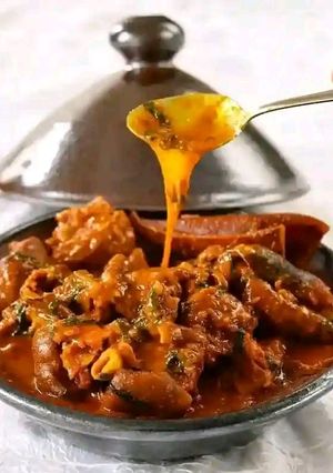 A picture of Ogbono soup.