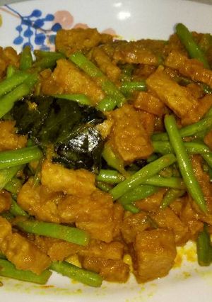 Foto resep Tumis tempe buncis masak kuning