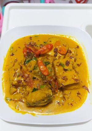 Foto resep Ikan Kakap + Tahu Bumbu Kuning 👩‍🍳