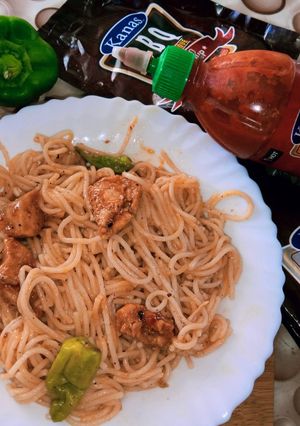 A picture of SPICY SPAGHETTI✓.