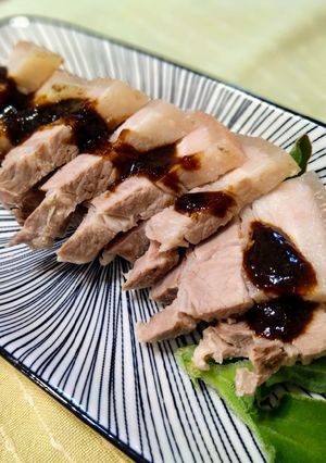 蒜泥白肉 的食譜成品照片
