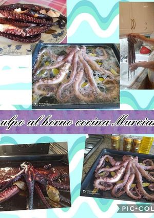 Una foto de Pulpo al horno