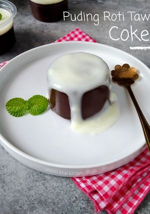 Foto resep Puding Roti Tawar Cokelat Dengan Vla
