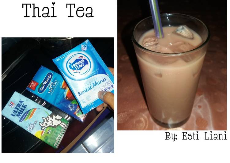 BIKIN NAGIH! Ternyata Ini Resep Rahasia Thai Tea Gampang Banget
