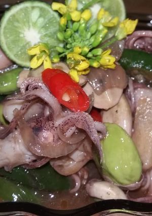 Foto resep Cumi pete cabe ijo