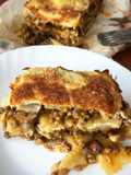 Pastel de patata, ternera y setas (con variantes)