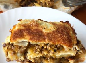 Foto principal de Pastel de patata, ternera y setas (con variantes)