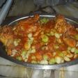 Ñoquis de espinacas (comprados) con salsa