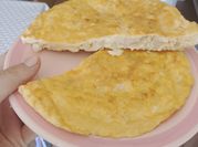 Una foto de tortilla bacalao