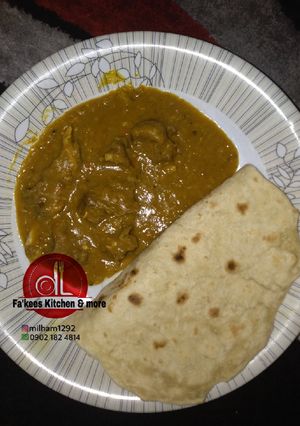 A picture of Roti soup.