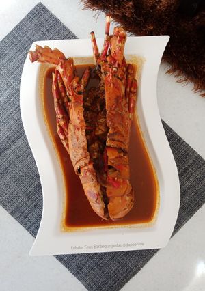 Foto resep 12. Lobster Saus Barbeque Pedas