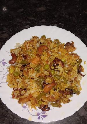 A picture of Veg Biryani.