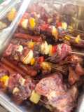 Not-so-Secret Marinated Pork Kabobs w/Pineapple and Peppers