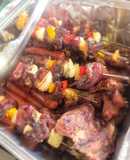 Not-so-Secret Marinated Pork Kabobs w/Pineapple and Peppers