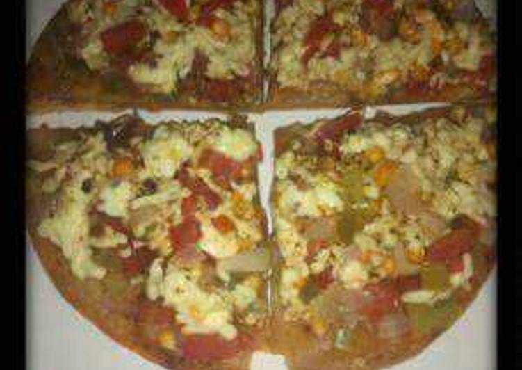 Roti Sweet Corn Pizza