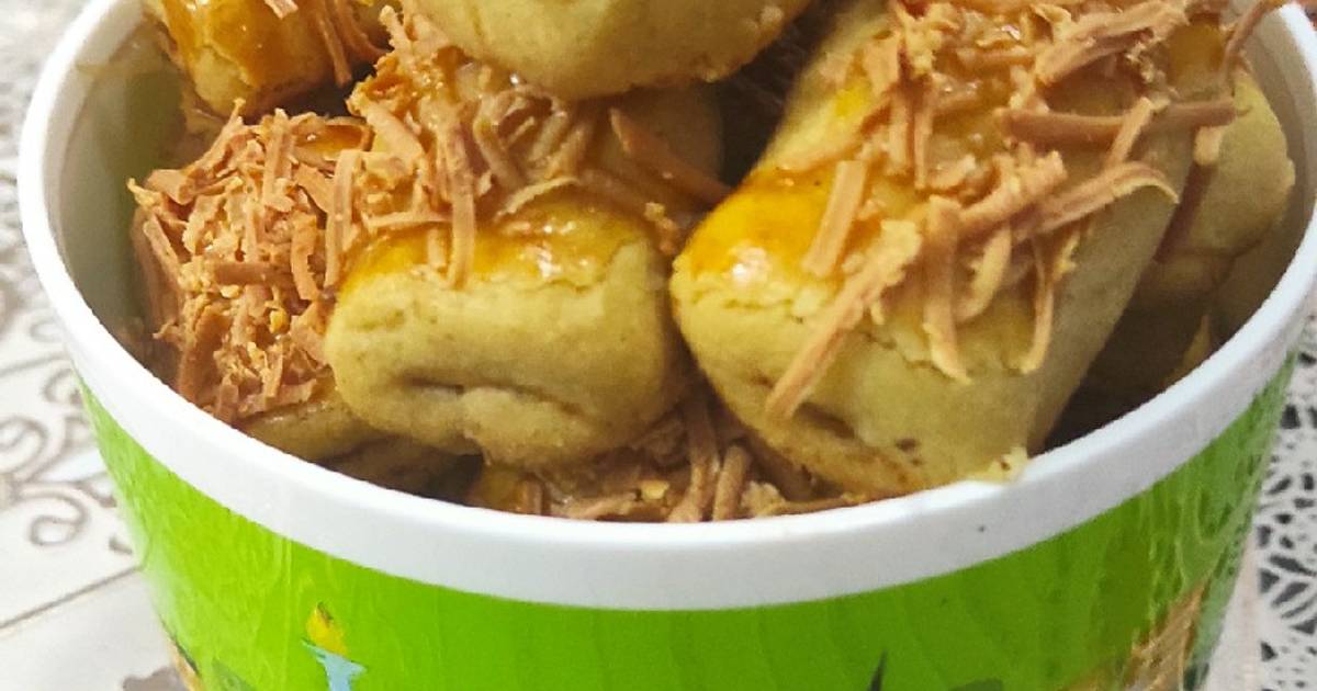 Resep Nastar Abon Sapi (Floss Beef Cheese Cookies) oleh Atiqah Cookpad