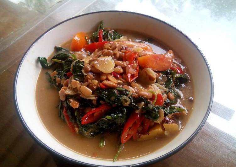 Cara Gampang mengolah Tumis lengguk (daun ketela), Bisa Manjain Lidah
