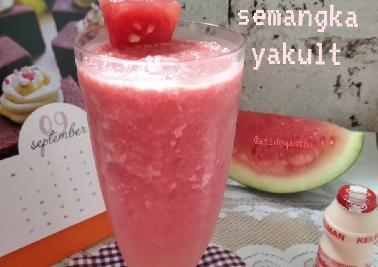 *smoothie semangka yakult*