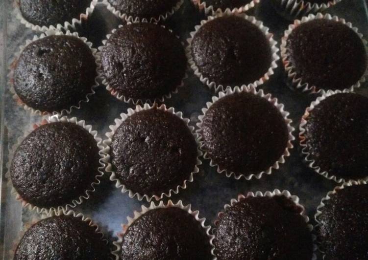 Steps to Prepare Favorite Chocolate cup cake