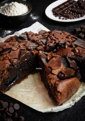 Foto resep Chocolate Mochi Cake