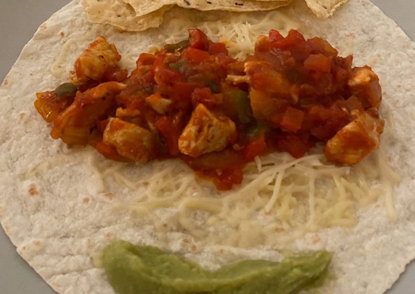 Fajitas de pollo