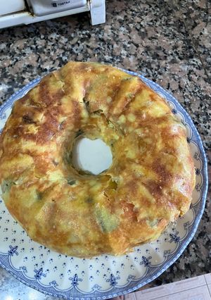 Una foto de Budín de verduras varias
