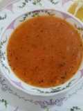 Supă - cremă din linte roşie cu orez și bulgur
