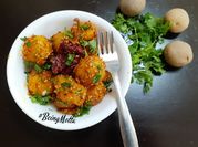 A picture of aalu leaves