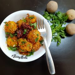 A picture of Rajasthani Aloo / Aloo fry.