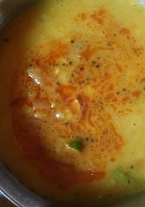 A picture of Daal tadka.