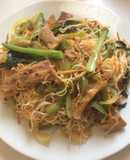 Bún xào chay