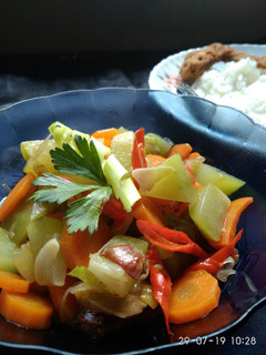 Foto resep Labu siam wortel saos tiram