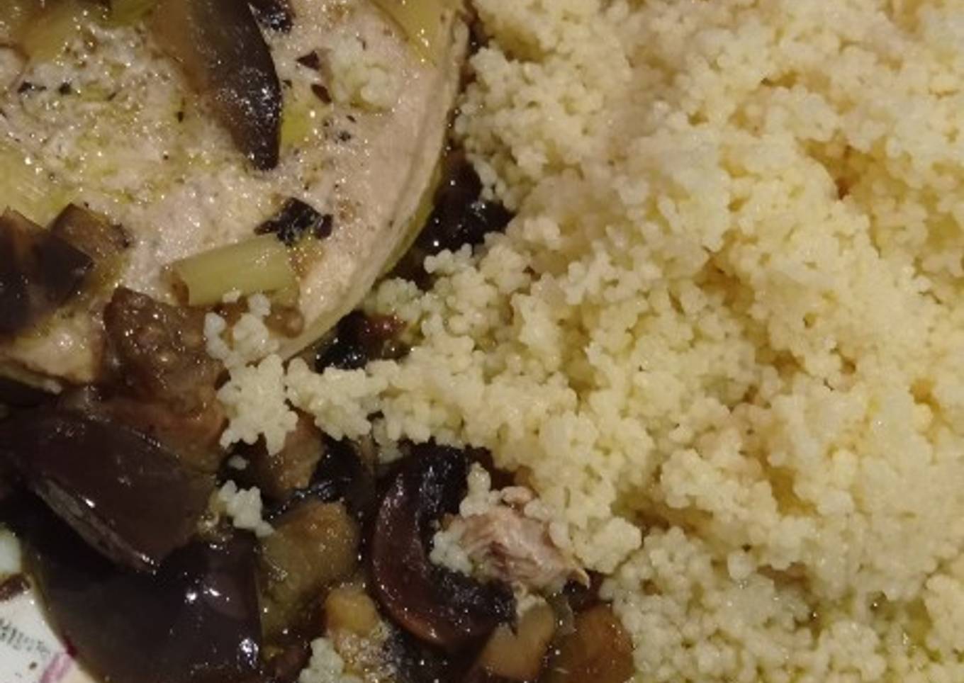 Pechugas de pavo al horno con verduritas