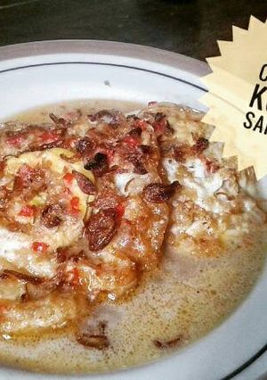Foto resep Telor Ceplok kuah Santan